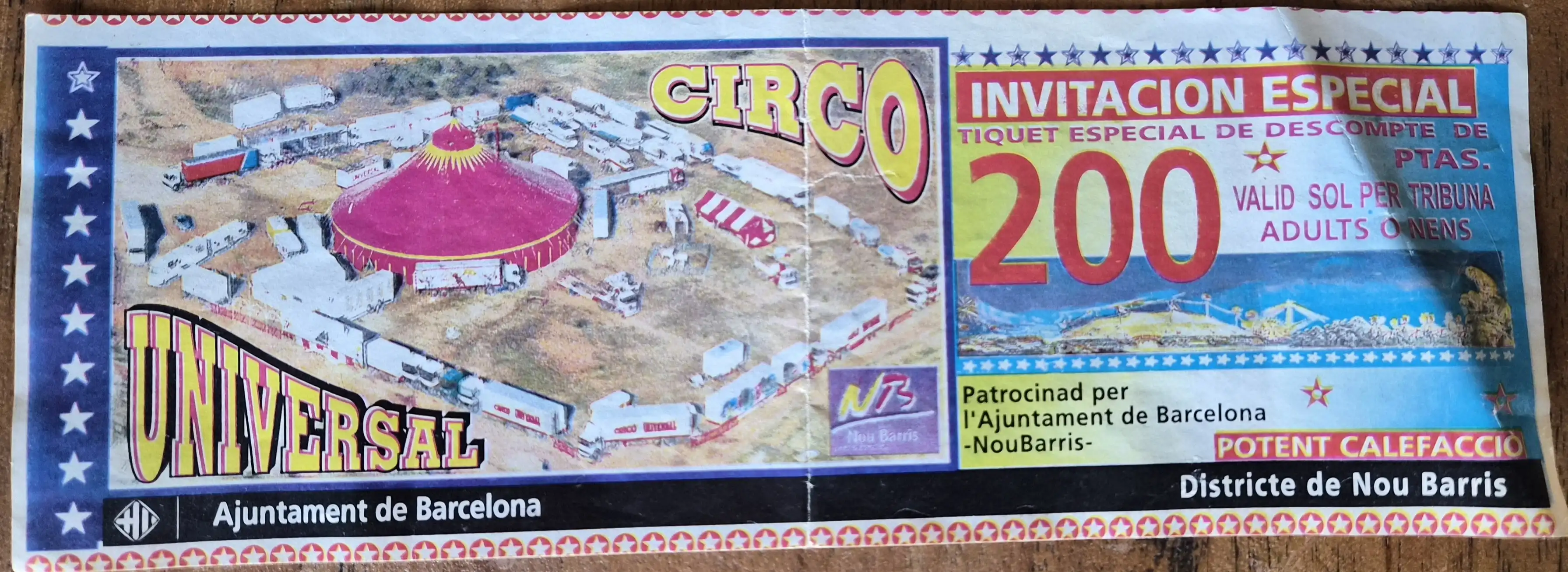 Revers del paper d'Ángel Cristo
